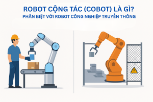 Robot cộng tác Cobot là gì? So sánh với robot công nghiệp