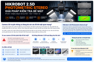 Hệ thống Hikrobot 2.5D Photometric Stereo